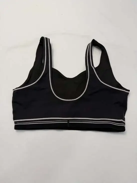 Alo Yoga Airbrush Heart Throb Bra in Black and White